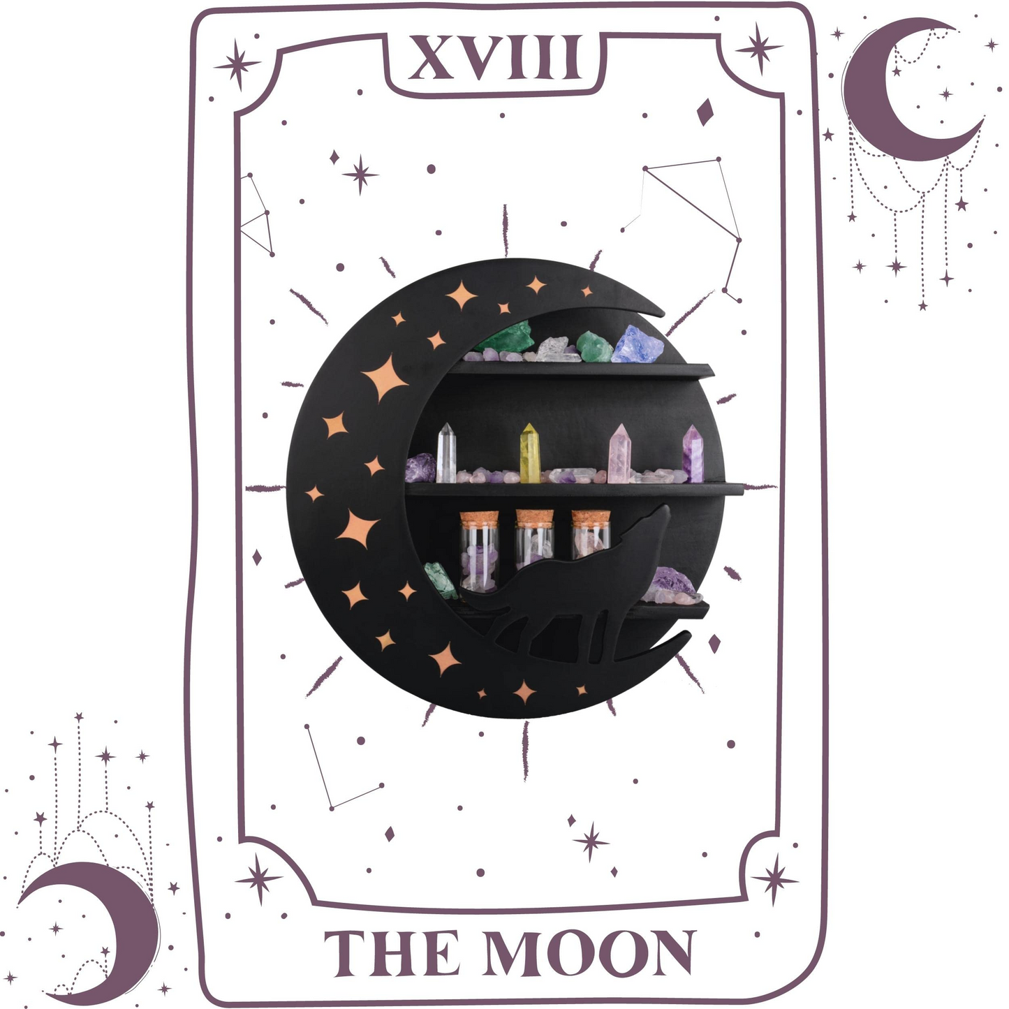 Moon Shelf, Wolf Design