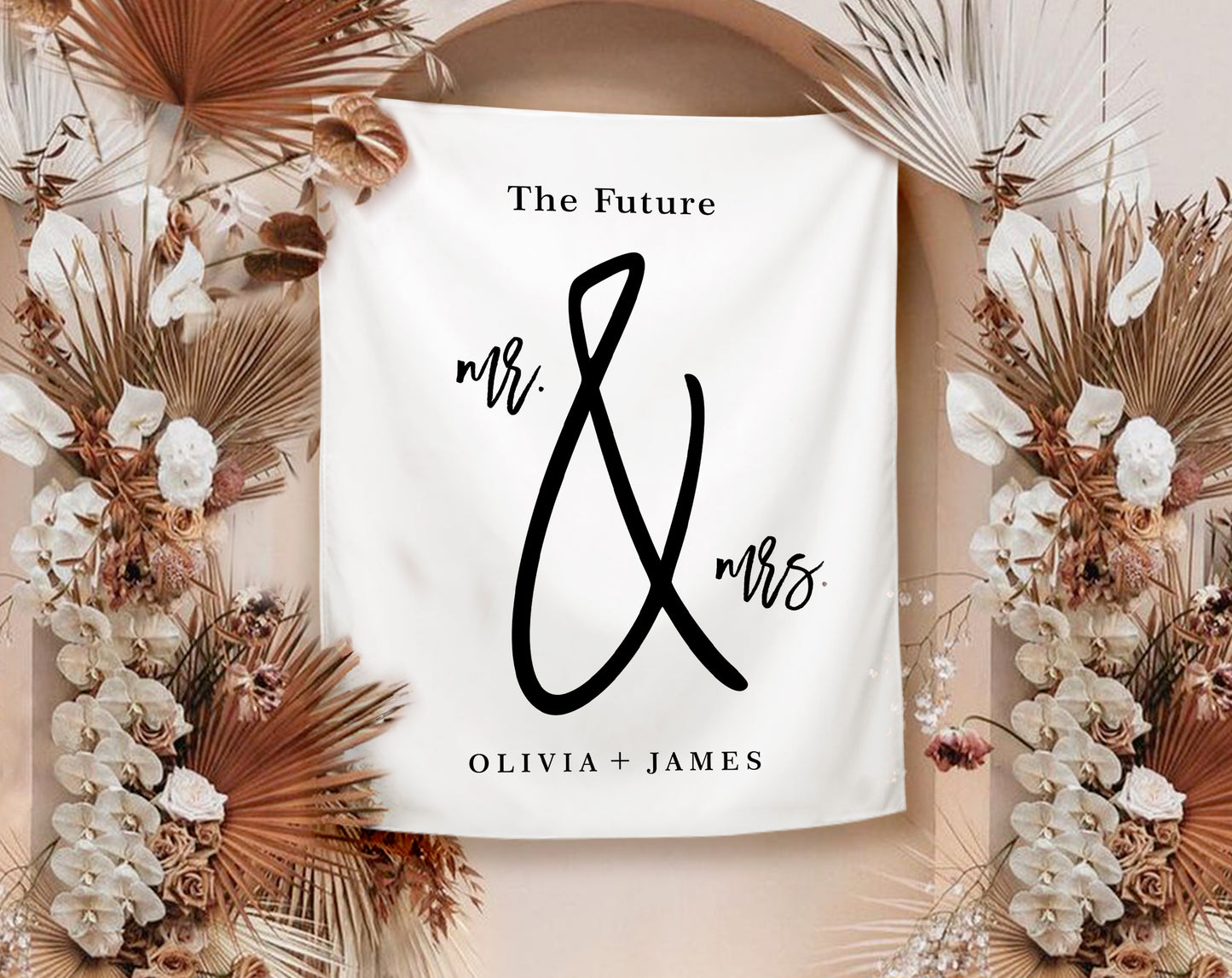 The Future Mr. & Mrs. - Wedding Backdrop
