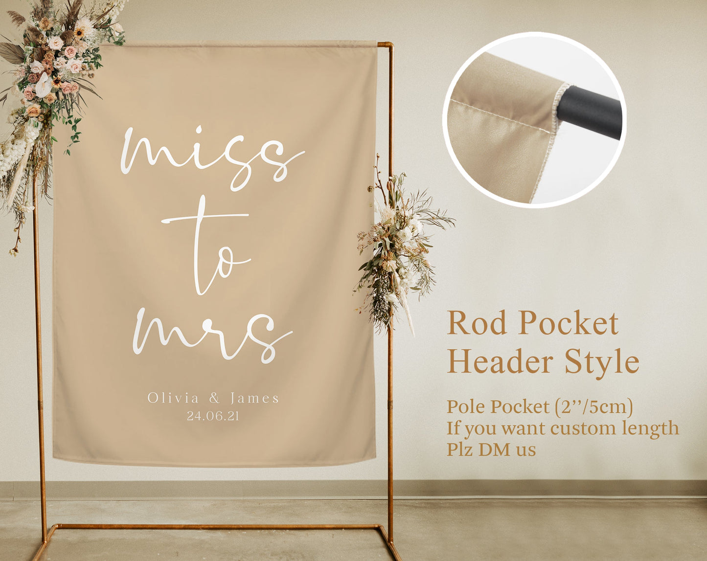 Roses Are Red True Love Is Rare, Booty Rocking Sign - Wedding Backdrop