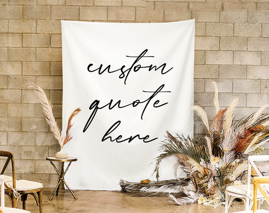 Custom Wedding backdrop