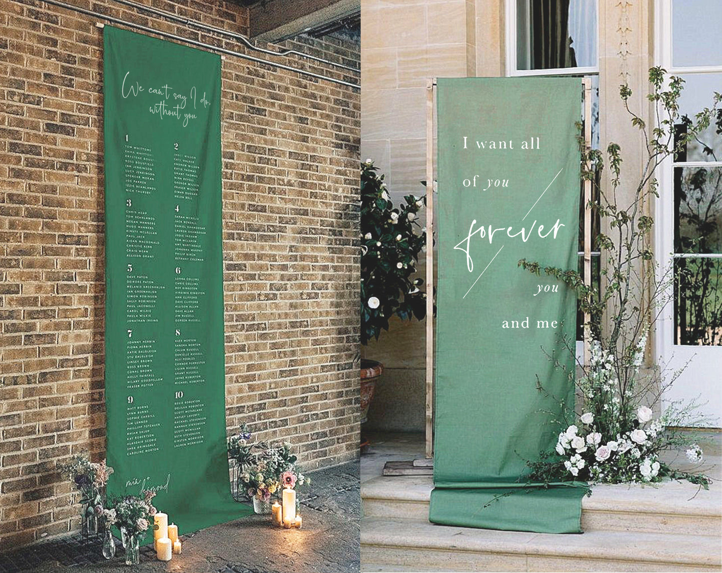 Custom Wedding backdrop